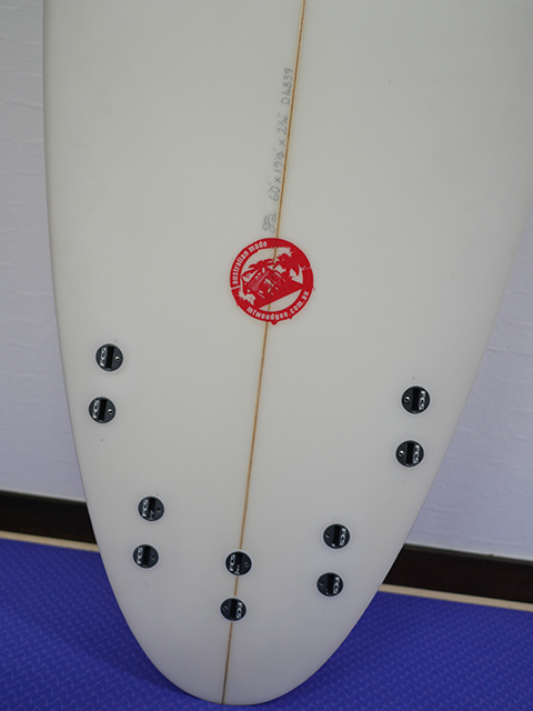 #bul058 中古 Mt Woodgee Surfboards 6’ BULLET RD