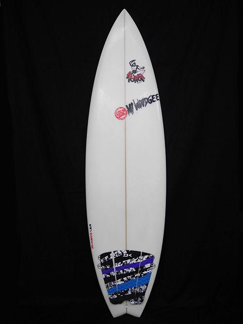 #kng033 中古 Mt Woodgee Surfboards 6’2 KONG
